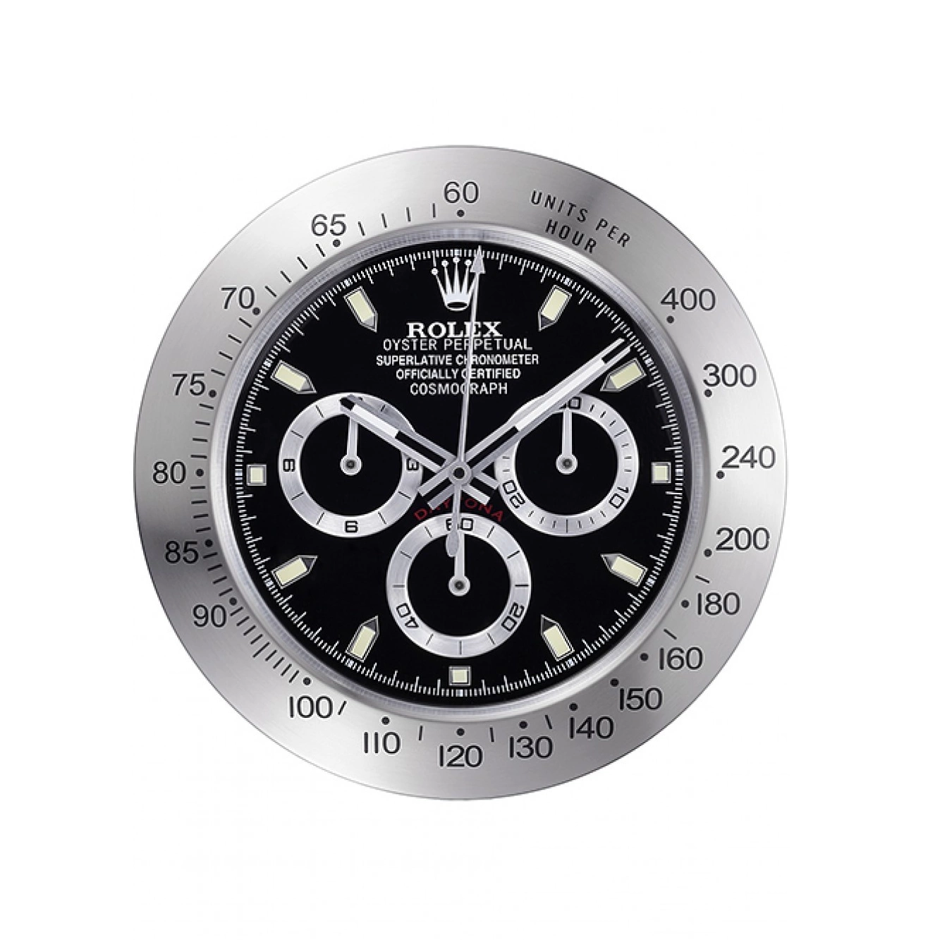 Aaa fake watches Cosmograph 621909 Clock Daytona Wall Silver-Black Rolex 0721